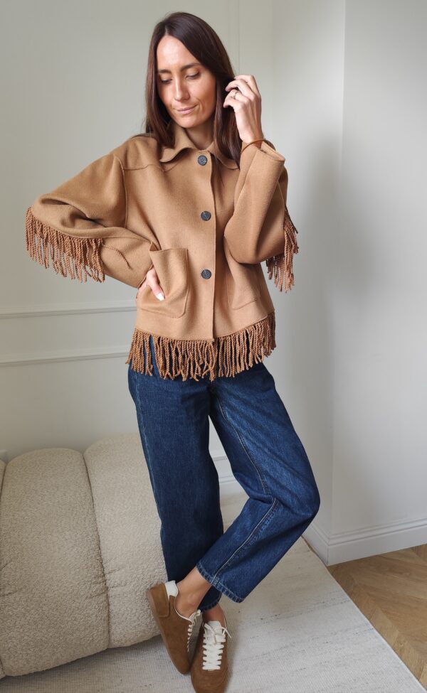 Veste camel Jade
