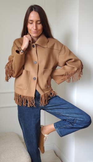 Veste camel Jade