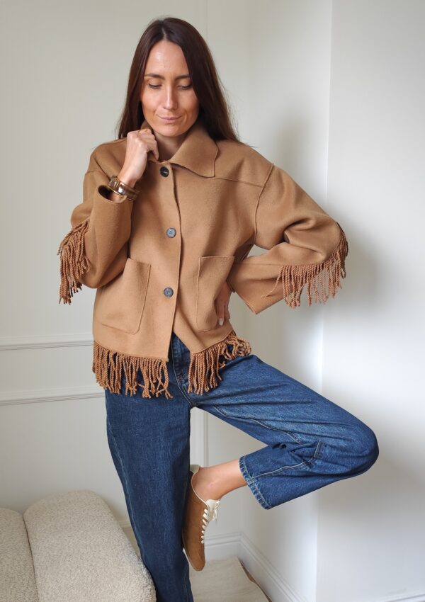 Veste camel Jade