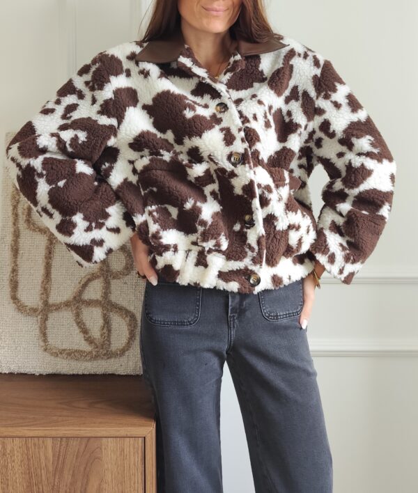 Manteau cowprint Émile