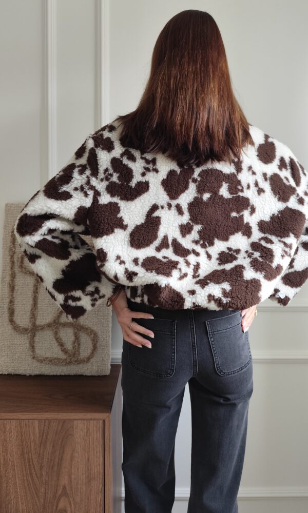 Manteau cowprint Émile