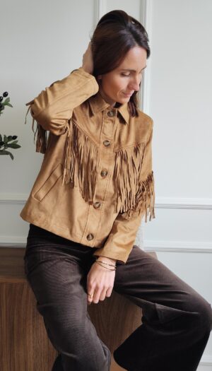 Veste camel Isaure