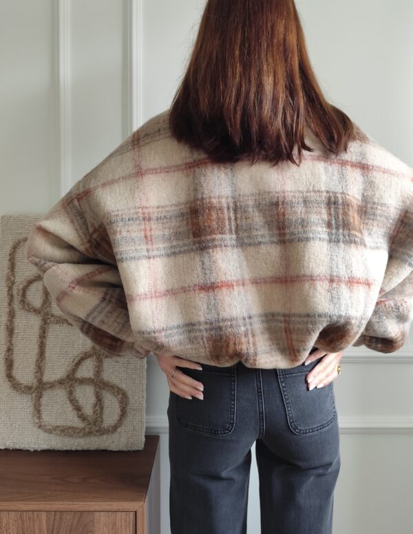 Manteau tartan Pascal