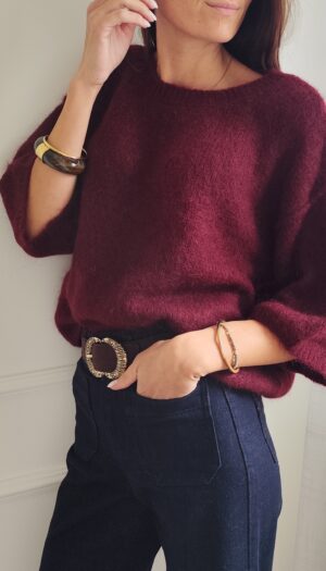 Pull bordeaux Gabriel