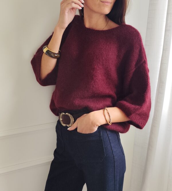 Pull bordeaux Gabriel