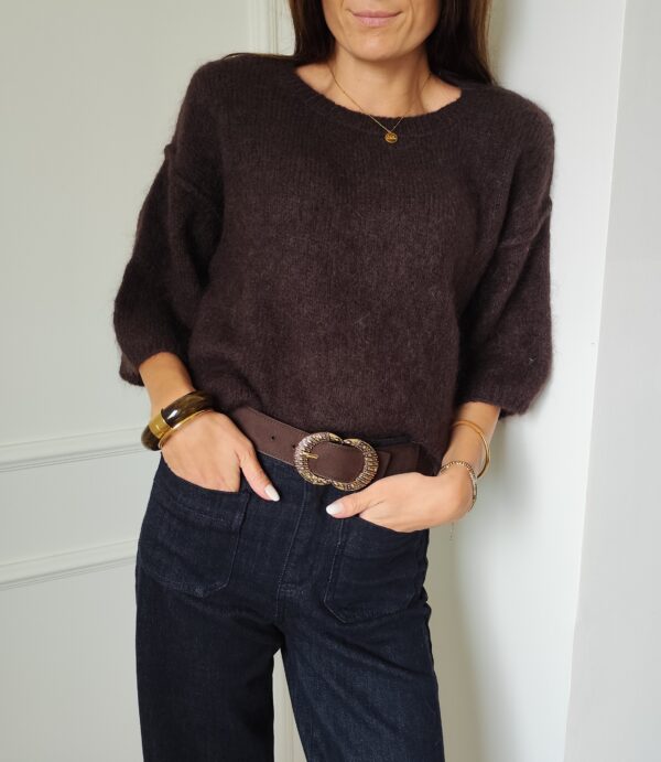 Pull chocolat Gabriel