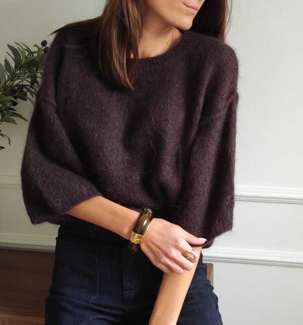 Pull chocolat Gabriel