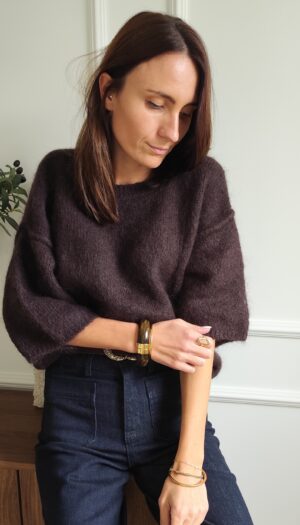 Pull chocolat Gabriel