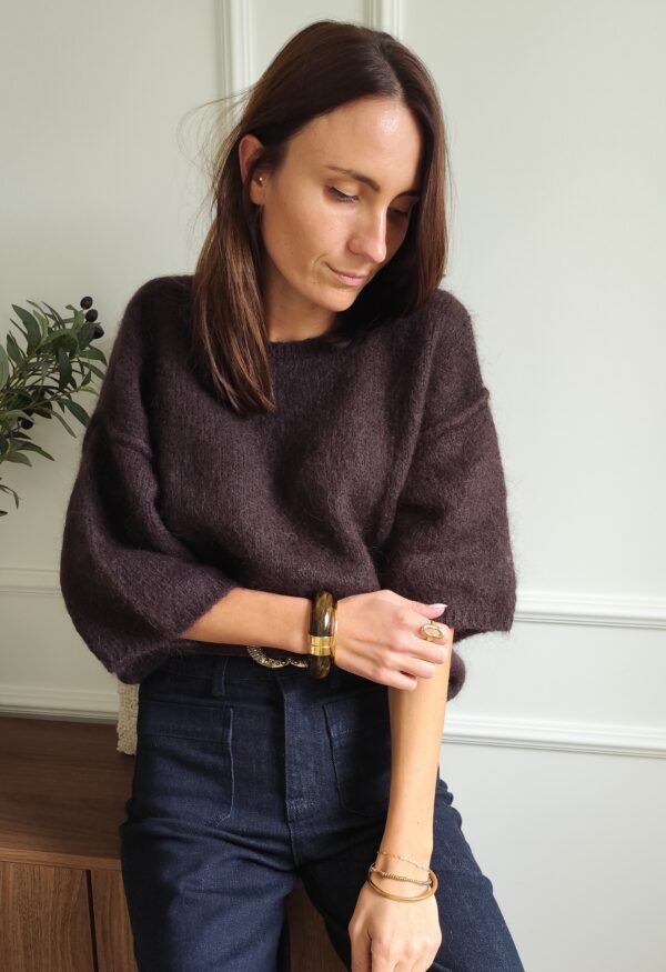 Pull chocolat Gabriel