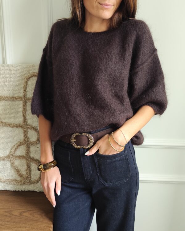 Pull chocolat Gabriel