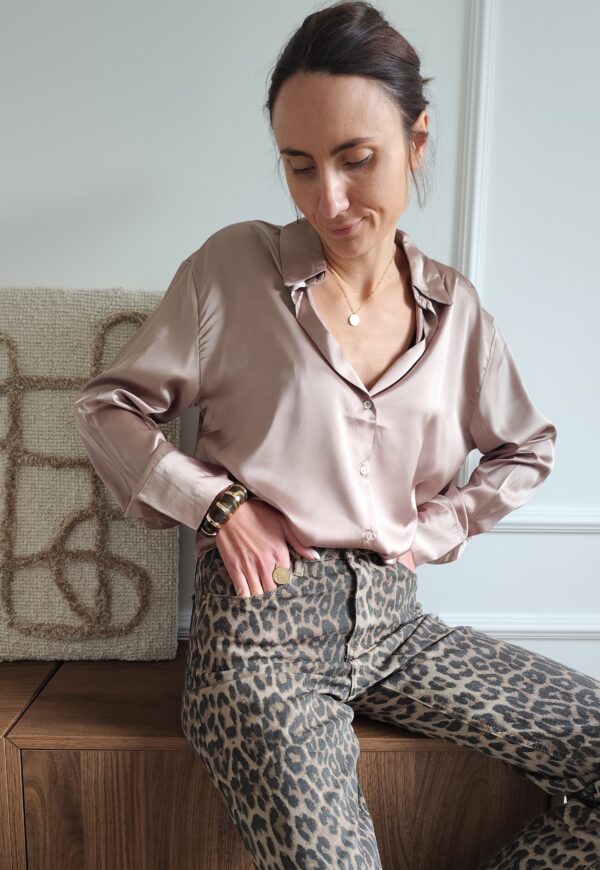 Blouse satinée Virginie