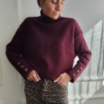 Pull bordeaux Flavio – Image 3