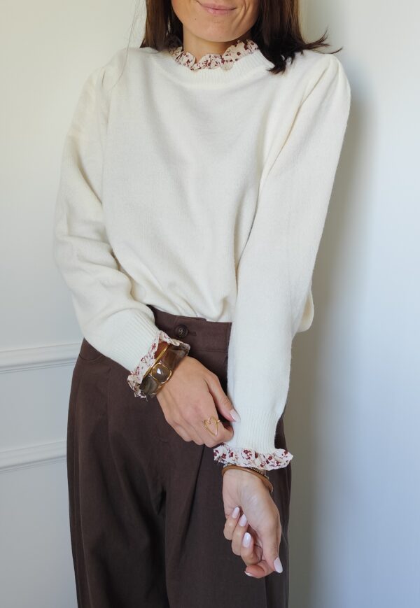 Pull écru Capucine