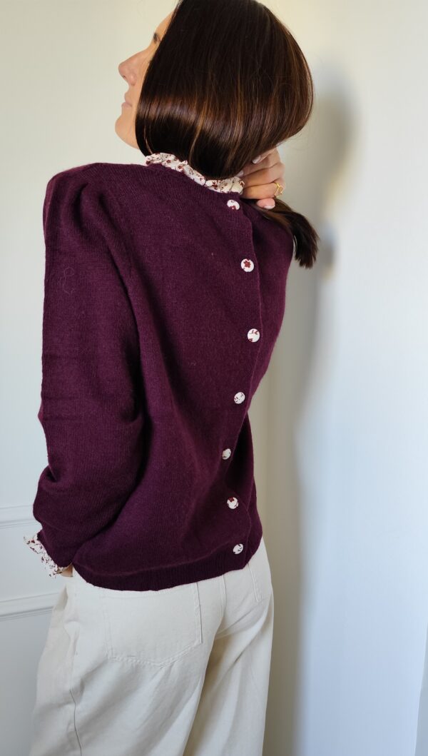 Pull bordeaux Capucine
