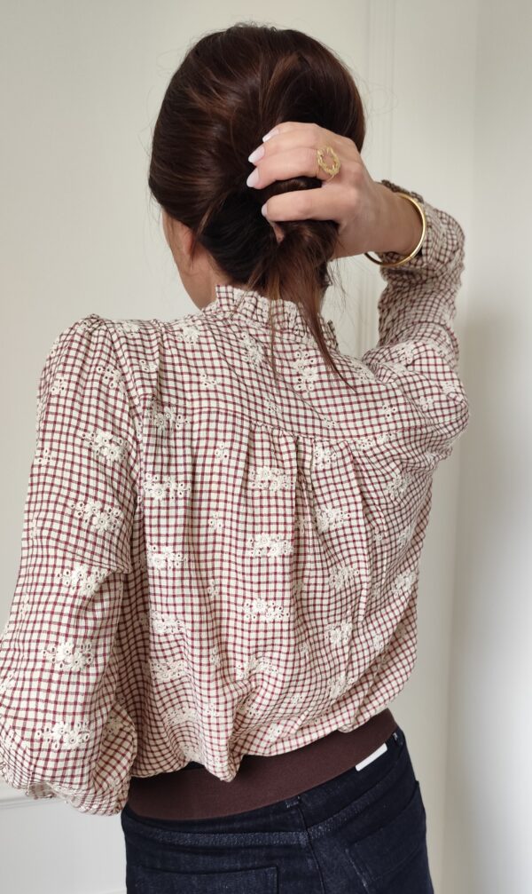 Blouse bordeaux Elsa