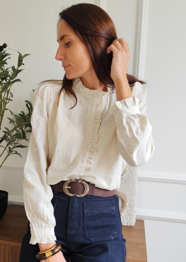 Blouse écrue Elsa