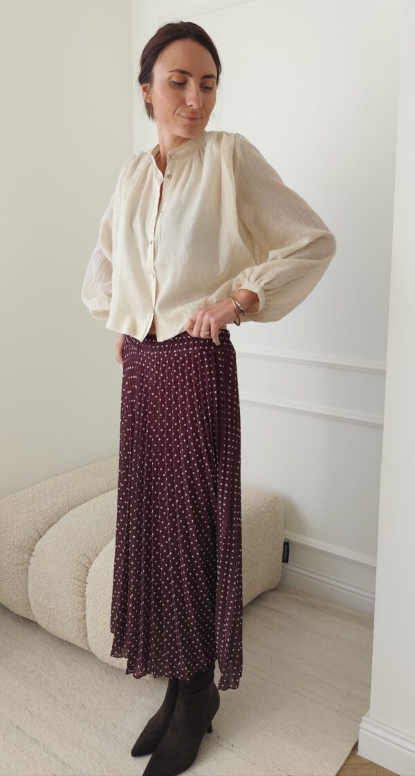 Jupe bordeaux Lucia