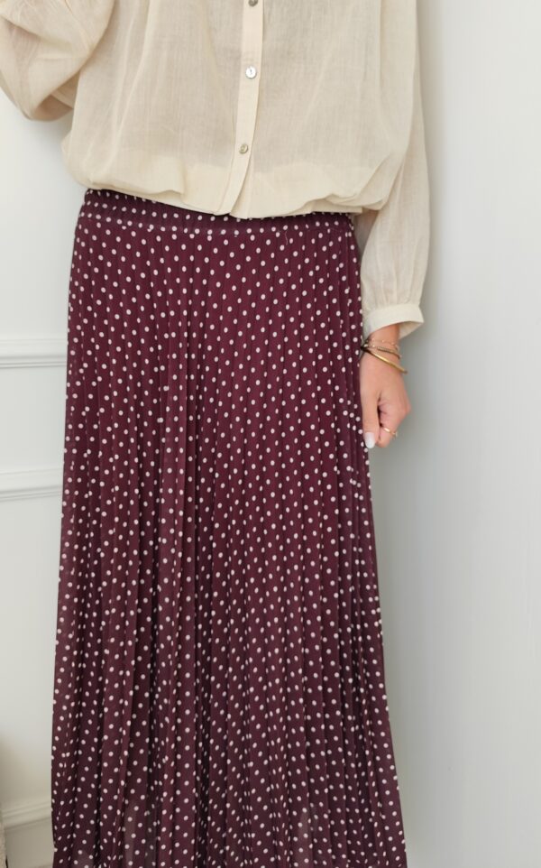 Jupe bordeaux Lucia