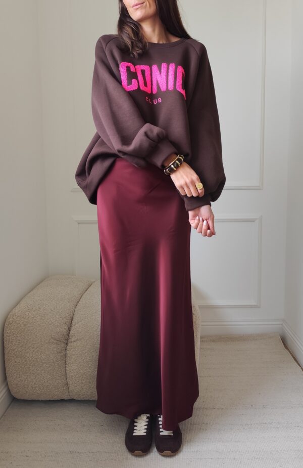 Jupe bordeaux Nina