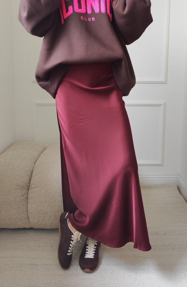 Jupe bordeaux Nina