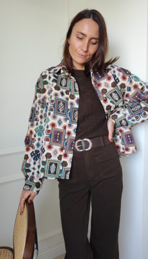 Veste imprimée Agathe