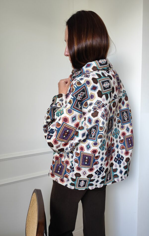 Veste imprimée Agathe