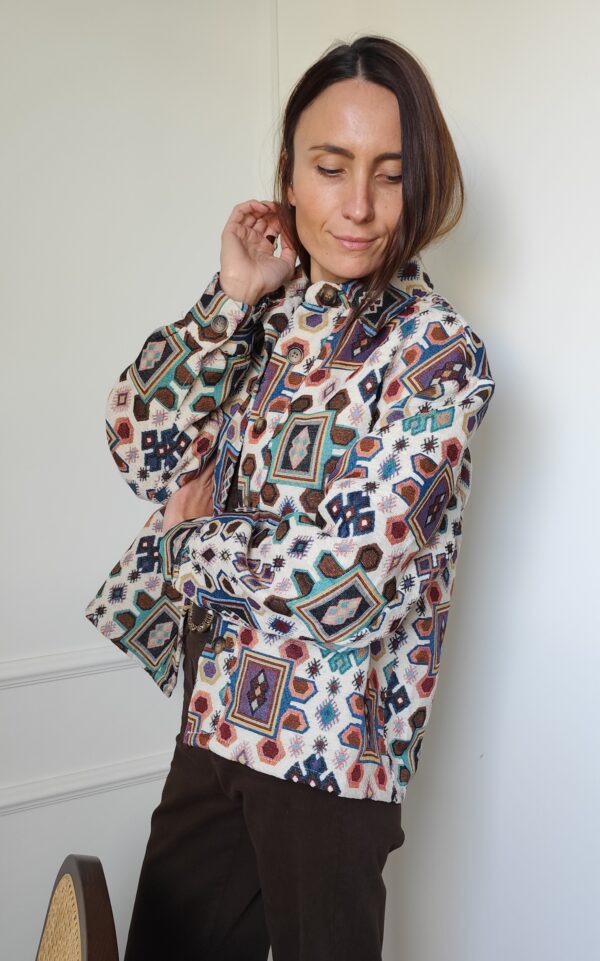 Veste imprimée Agathe