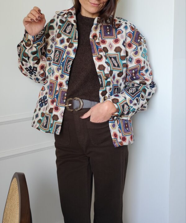 Veste imprimée Agathe