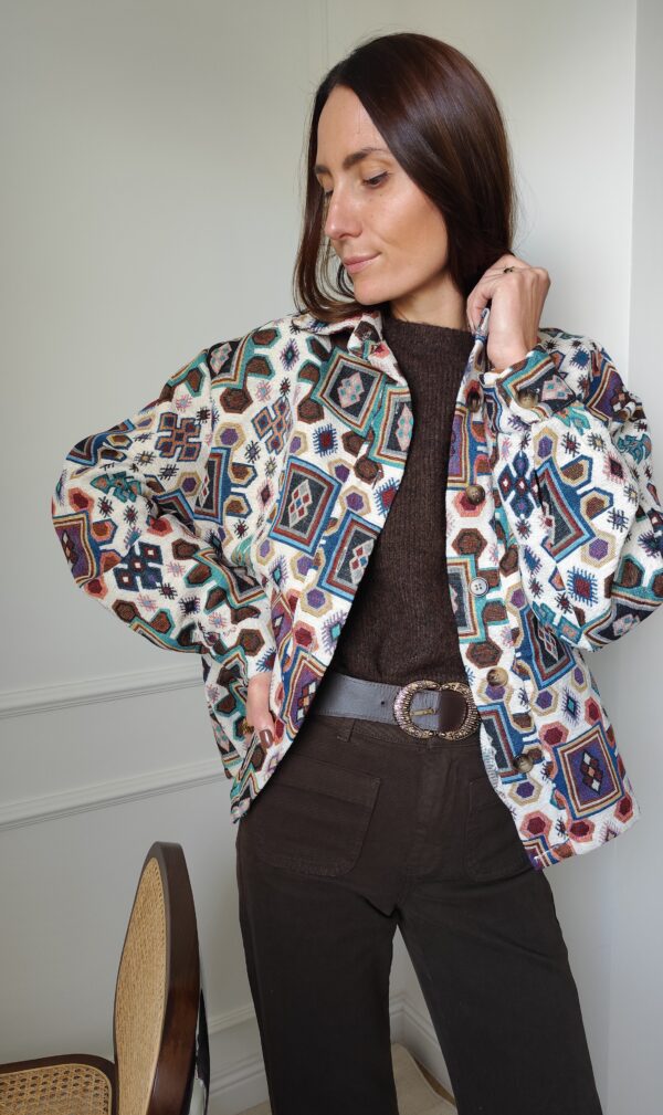 Veste imprimée Agathe