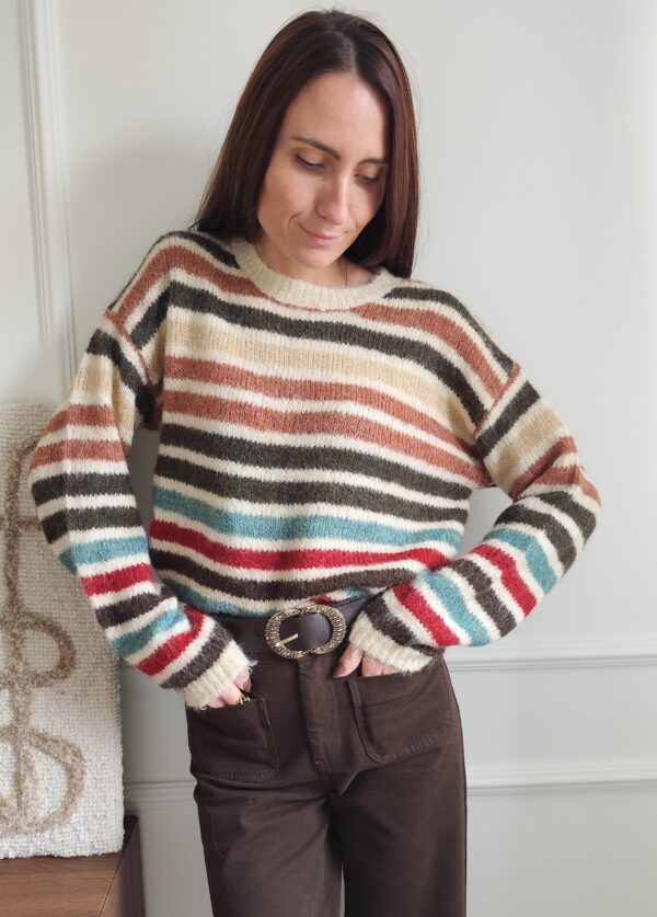 Pull rayé Malo