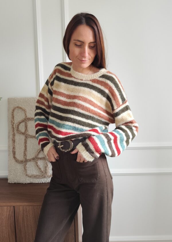 Pull rayé Malo