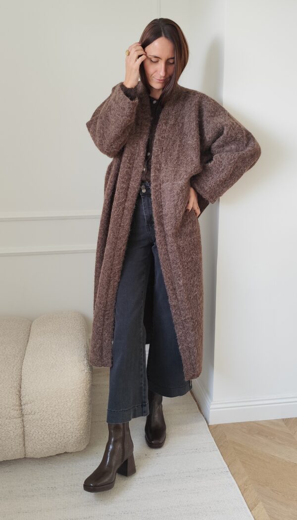 Veste chocolat Sybille