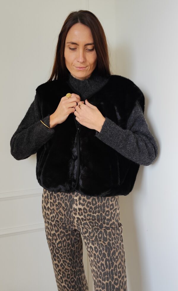 Gilet noir Marie