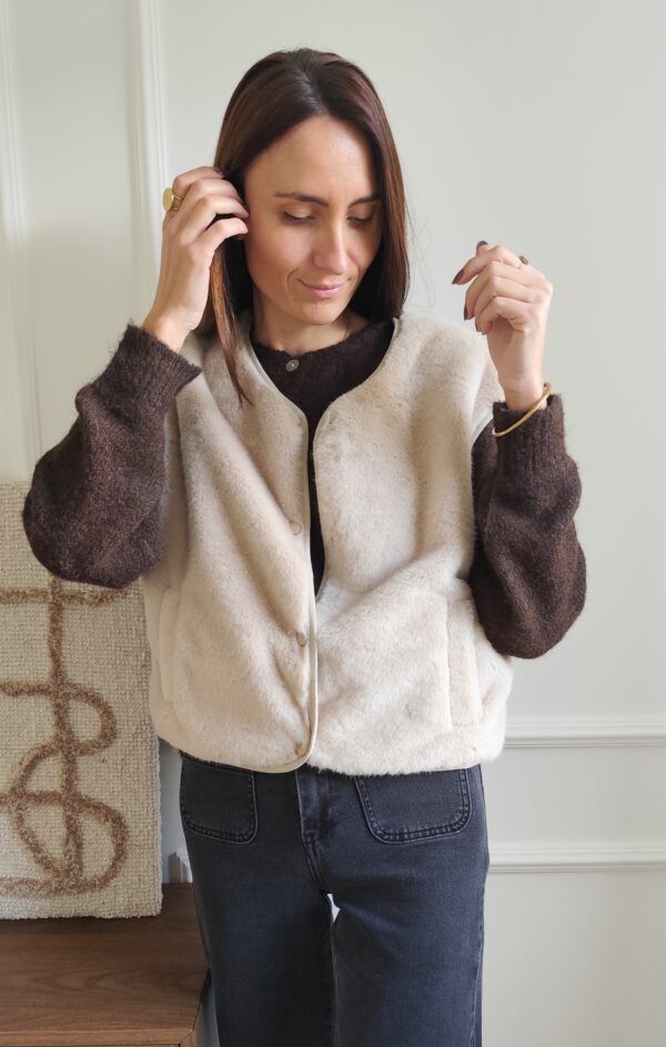 Gilet beige Marie