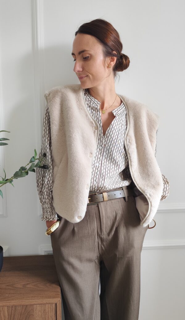 Gilet beige Marie