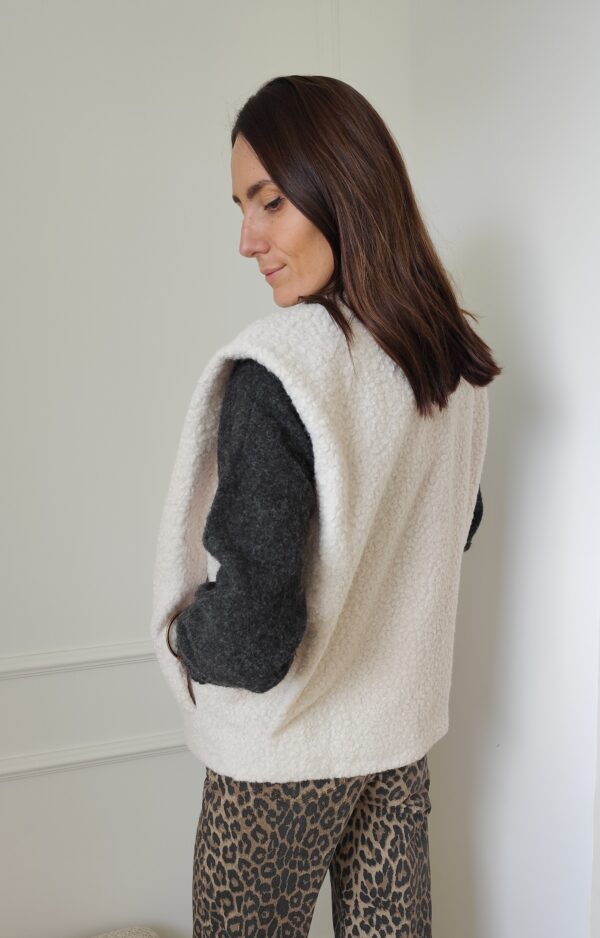 Gilet écru Laura
