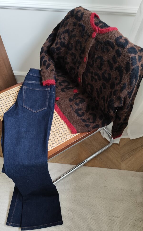 Cardigan chocolat Elliot