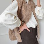 Gilet camel Romane – Image 4