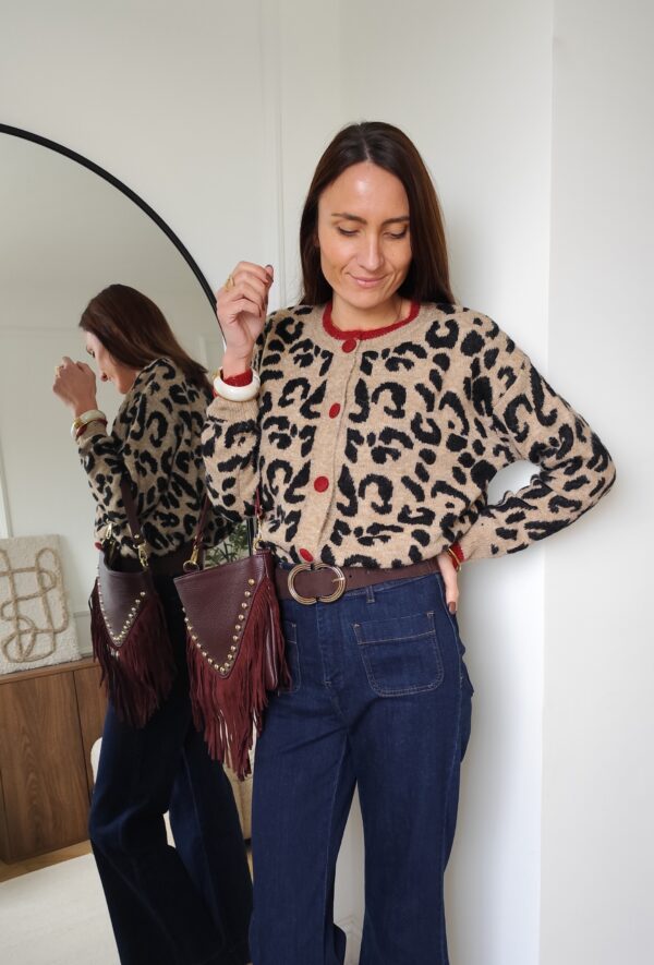 Cardigan taupe Elliot