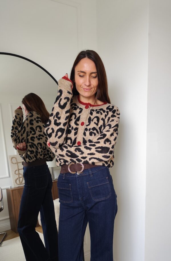 Cardigan taupe Elliot