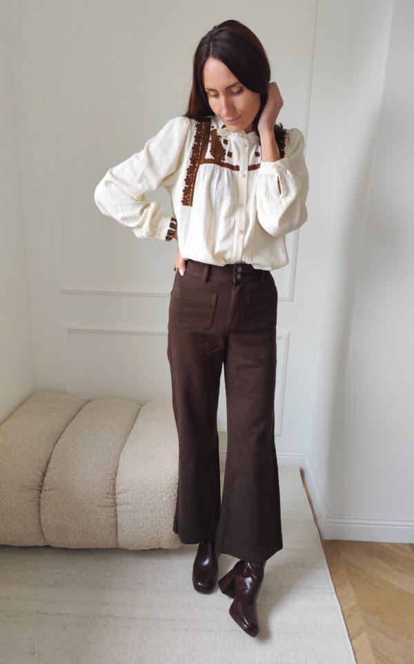 Jean chocolat Elenette