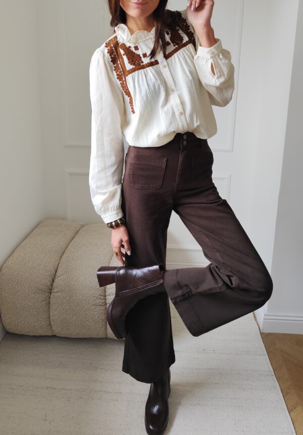 Jean chocolat Elenette