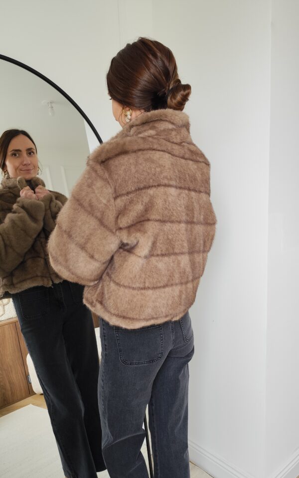 Manteau fausse fourrure Paola