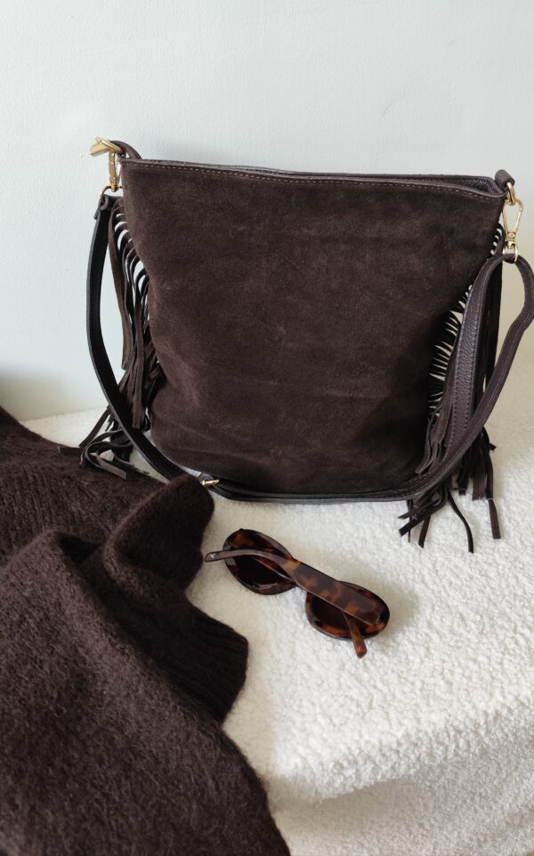 Sac en cuir chocolat Isaac