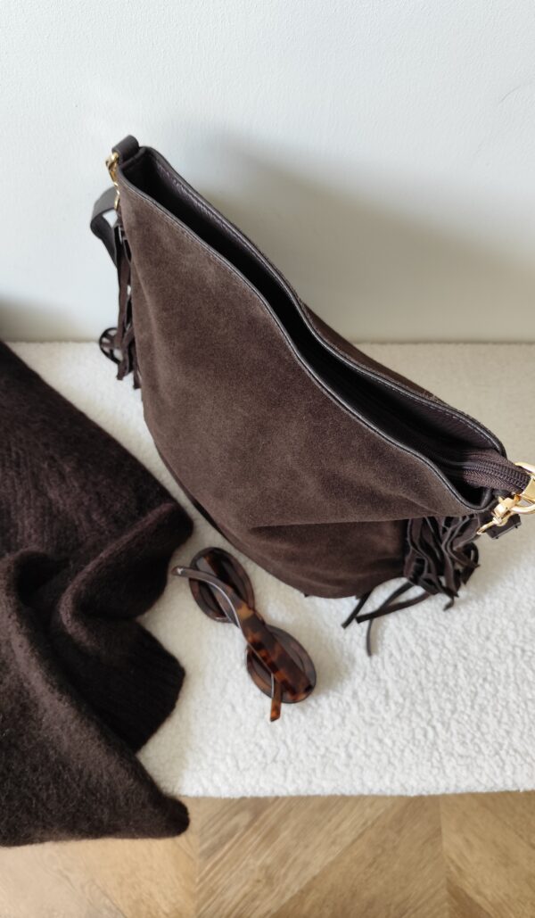 Sac en cuir chocolat Isaac