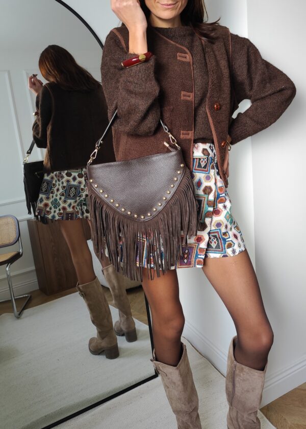 Sac à main chocolat Brune