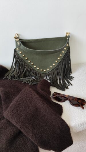 Sac à main kaki Brune