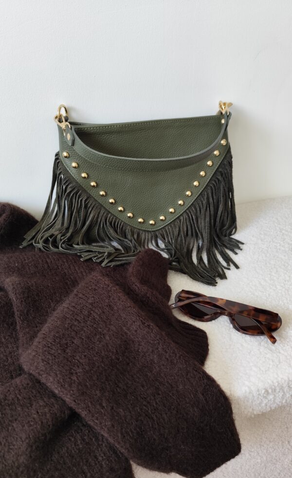 Sac à main kaki Brune