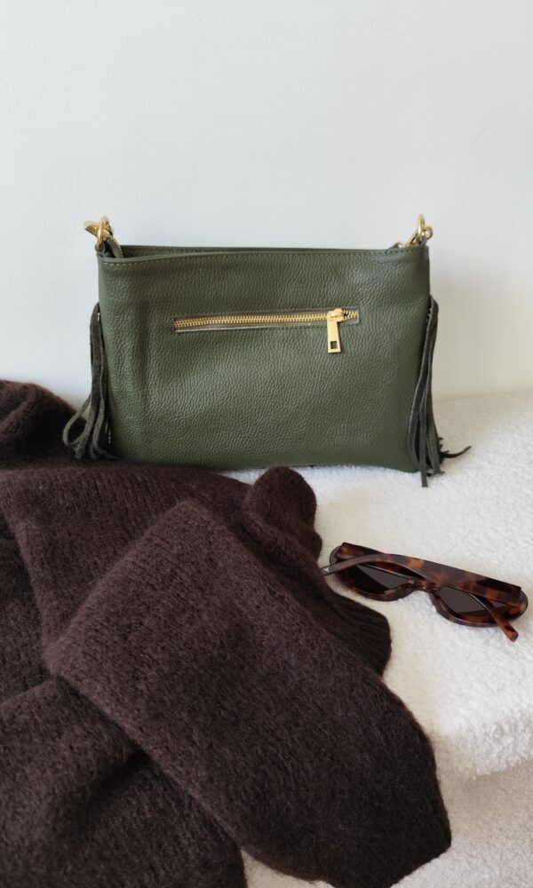 Sac à main kaki Brune