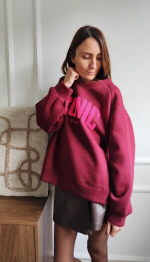 Sweat bordeaux Iconic